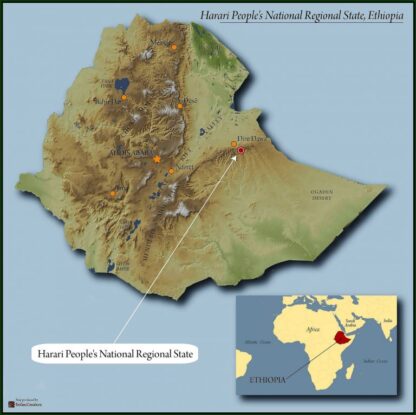 Harari-Ethiopia-Map