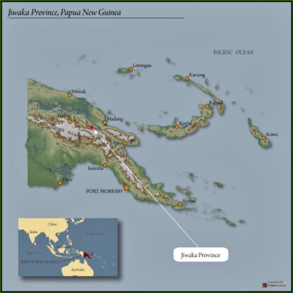 Jiwaka Province Png Map